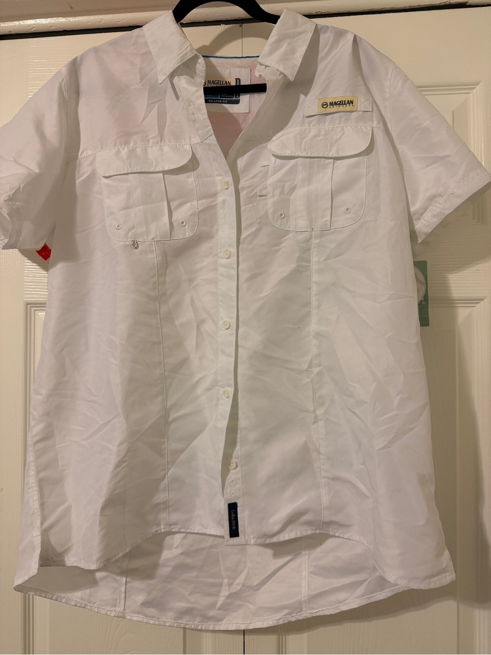 Magellan Outdoors USA Short-Sleeve Button-Down Fishing Shirt